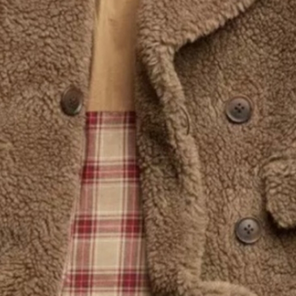 Warm Teddy Bear BR Sherpa Coat - Picture 4 of 4